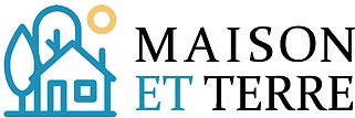 maison et terre logo maison et terre logo